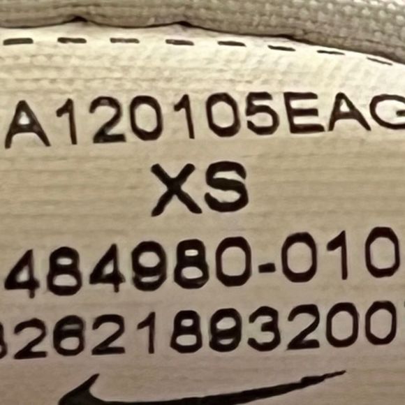 Nike Legend 2.0 Baggy Capri Jogger XS Black Cropped Womens Just Do It Dri Fit - Picture 7 of 7